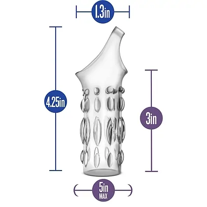 Manșon Penis Performance Studed Transparent