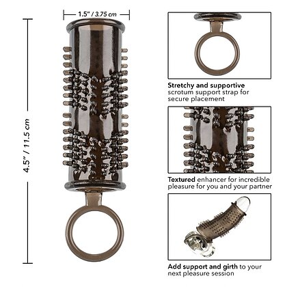 Manșon Penis Pleasure Enhancer Gri