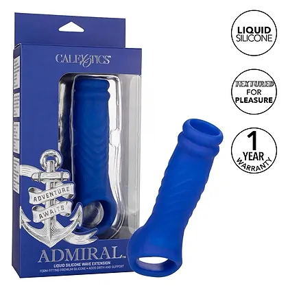 Manșon Penis Wave Extension Albastru