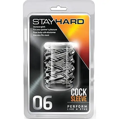 Manșon Pentru Penis Stay Hard Blush Transparent