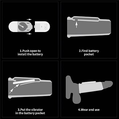 Manson Vibrator Lovetoy Knights Ring Alb