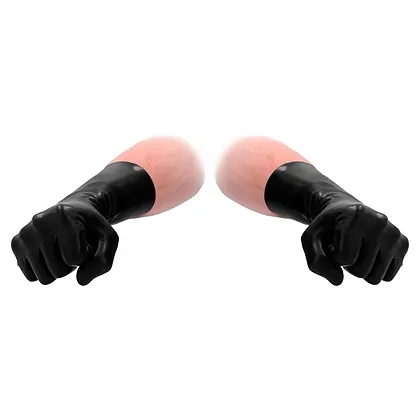 Manusi Latex Short Fist It Negru