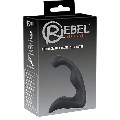 Masator Prostată Rebel Reîncărcabil Negru