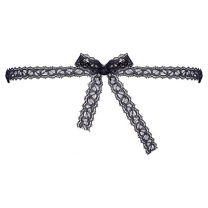 Masca Brodată Elegantă Cottelli Collection Unisize Negru
