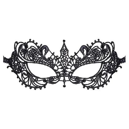 Masca Brodată Elegantă Cottelli Collection Unisize Negru