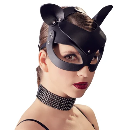 Mască Catwoman Bad Kitty Negru