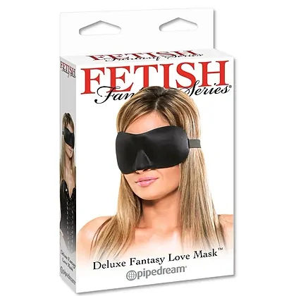 Mască Deluxe Fantasy Love Negru