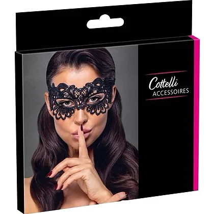 Mască Elegantă Cottelli Negru XS-L