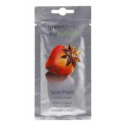 Mască față, cu căpșuni și anason, Greenland, 10 ml