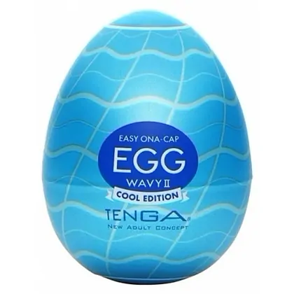 Masturbator Egg Wavy II Cool Edition Alb