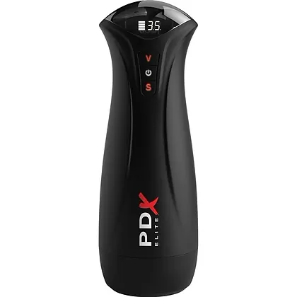 Masturbator Pipedream PDX Elite Auto-Sucțiune Texturată Negru