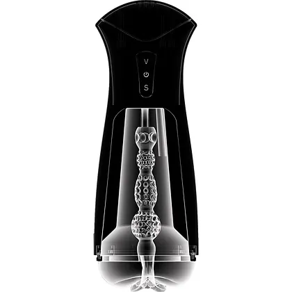 Masturbator Pipedream PDX Elite Auto-Sucțiune Texturată Negru