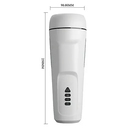 Masturbator Sienna Cu Vibratii Voce Si Suctiune Alb