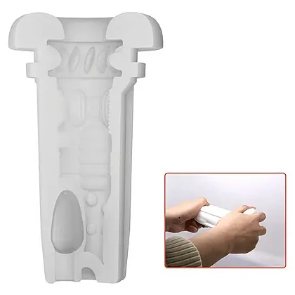 Masturbator Sienna Cu Vibrații Voce Și Sucțiune Alb