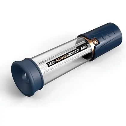Max Boost – Pompa Masculină Manuală Compactă, Albastră
