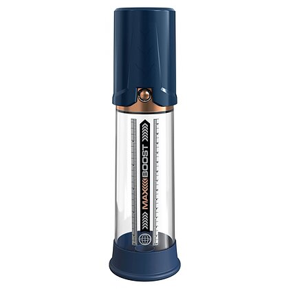 Max Boost – Pompa Masculină Manuală Compactă, Albastru
