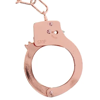 Metal Handcuffs Bronze Auriu