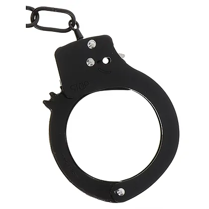 Metal Handcuffs Negru