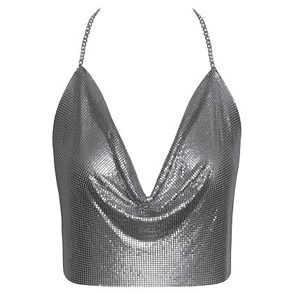 Metal Top Cottelli Collection Argintiu S-L