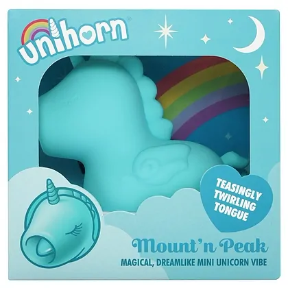 Mini Vibrator Unicorn Albastru