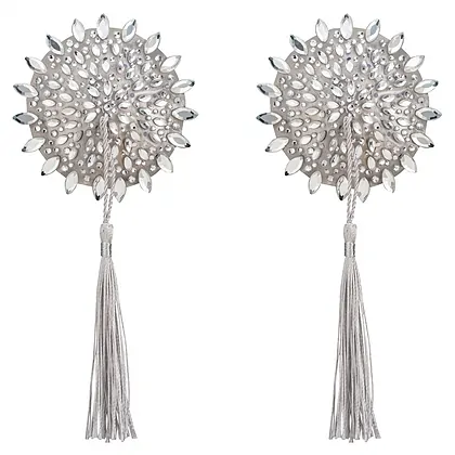 Mistiqua Nipple Covers Obsessive Argintiu