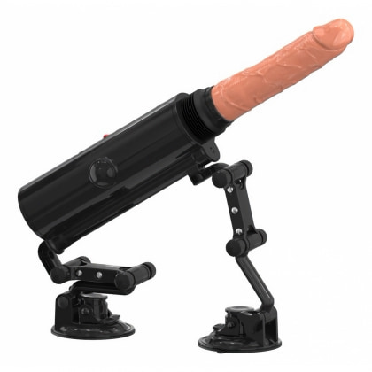 Mistress Sex Machine – 9 Frecvențe, Telecomandă 10m Negru