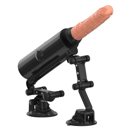 Mistress Sex Machine – 9 Frecvențe, Telecomandă 10m Negru