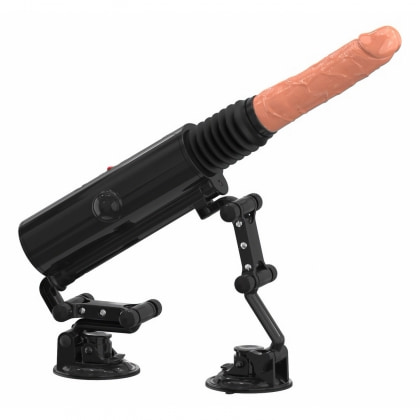 Mistress Sex Machine – 9 Frecvențe, Telecomandă 10m Negru