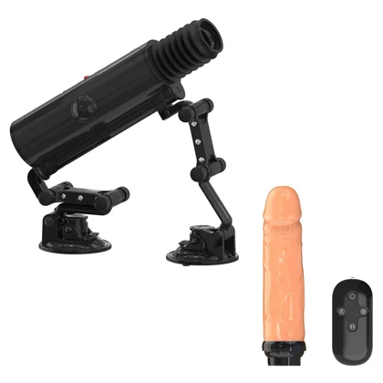 Mistress Sex Machine – 9 Frecvențe, Telecomandă 10m Negru
