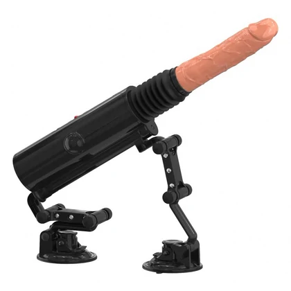 Mistress Sex Machine – 9 Frecvențe, Telecomandă 10m Negru