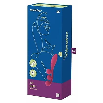 Multi-Vibrator Satisfyer Tri Ball 1 Roșu