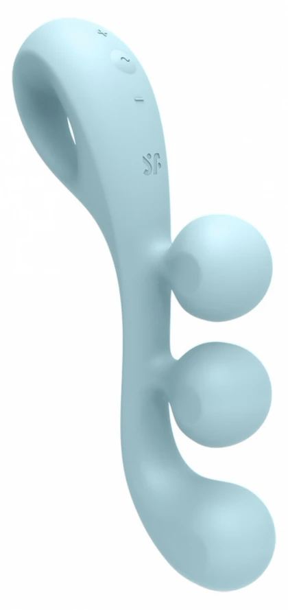 Multi Vibrator Satisfyer Tri Ball 2 Albastru