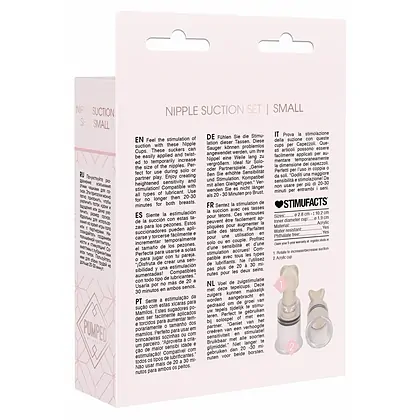 Nipple Suction Set Small Transparent