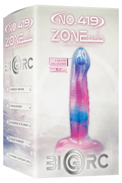 NMC Dildo 21.6 cm – silicon Lichid cu Ventuză Puternică Multicolor