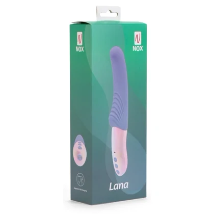 Nox Lana – Vibrator Ergonomic 10 Moduri, Reîncărcabil Mov