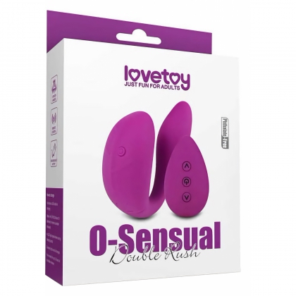 Vibrator O-Sensual Double Rush Mov