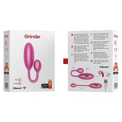 ONINDER Denver Vibrating Egg Roz, Moduri, Reîncărcabil