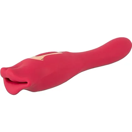 Oral Fun L – Vibrator 2 în 1, 10 Moduri, Reîncărcabil Roz