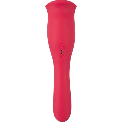 Oral Fun L – Vibrator 2 în 1, 10 Moduri, Reîncărcabil Roz