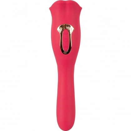 Oral Fun L – Vibrator 2 în 1, 10 Moduri, Reîncărcabil Roz