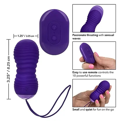 Ou Vibrator Cu Împingere Mov