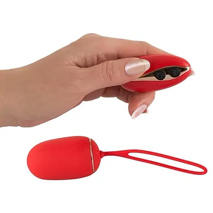 Ou Vibrator Sweet Smile RC Love Ball Roșu