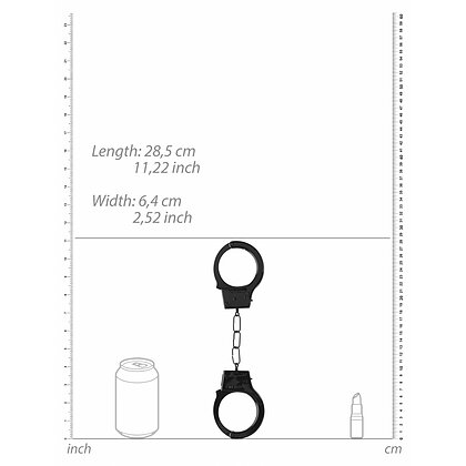 Ouch Beginners Handcuffs Negru