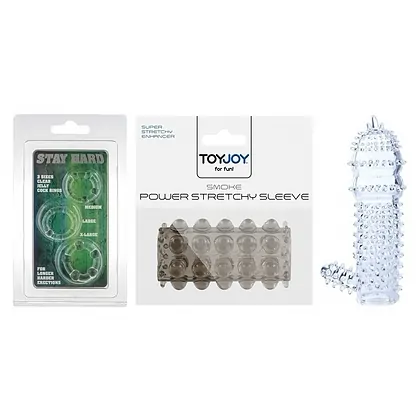 Pachet Putere și Plăcere — Set 3-în-1 pentru Erecție