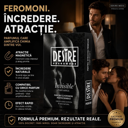 Parfum cu Feromoni Desire Invisible Men 5ml