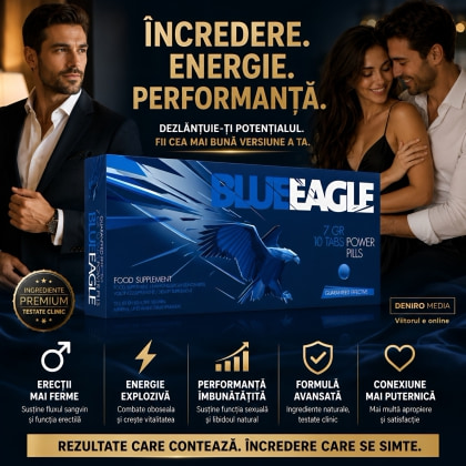 Pastile Erecție Blue Eagle 10 capsule