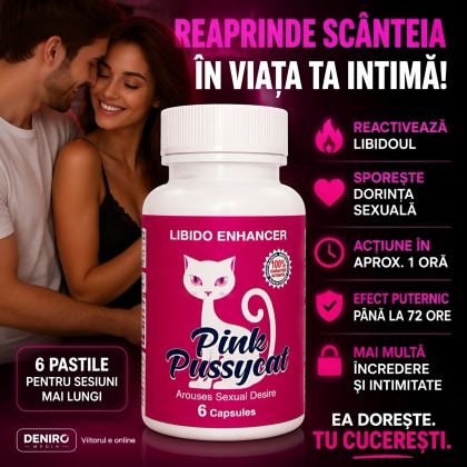 Pastile Libido Pink Cat 6buc
