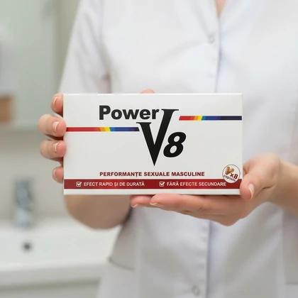 Pastile Pentru Erecție Și Potență Power V8 8buc