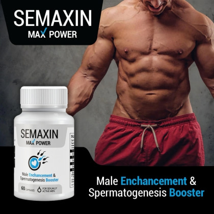 Pastile Volum Spermă Semaxin Max Power 60capsule