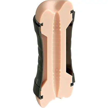 PDX Extreme - Masturbator Dublu 2 Capete, Auto-lubrifiere Flesh